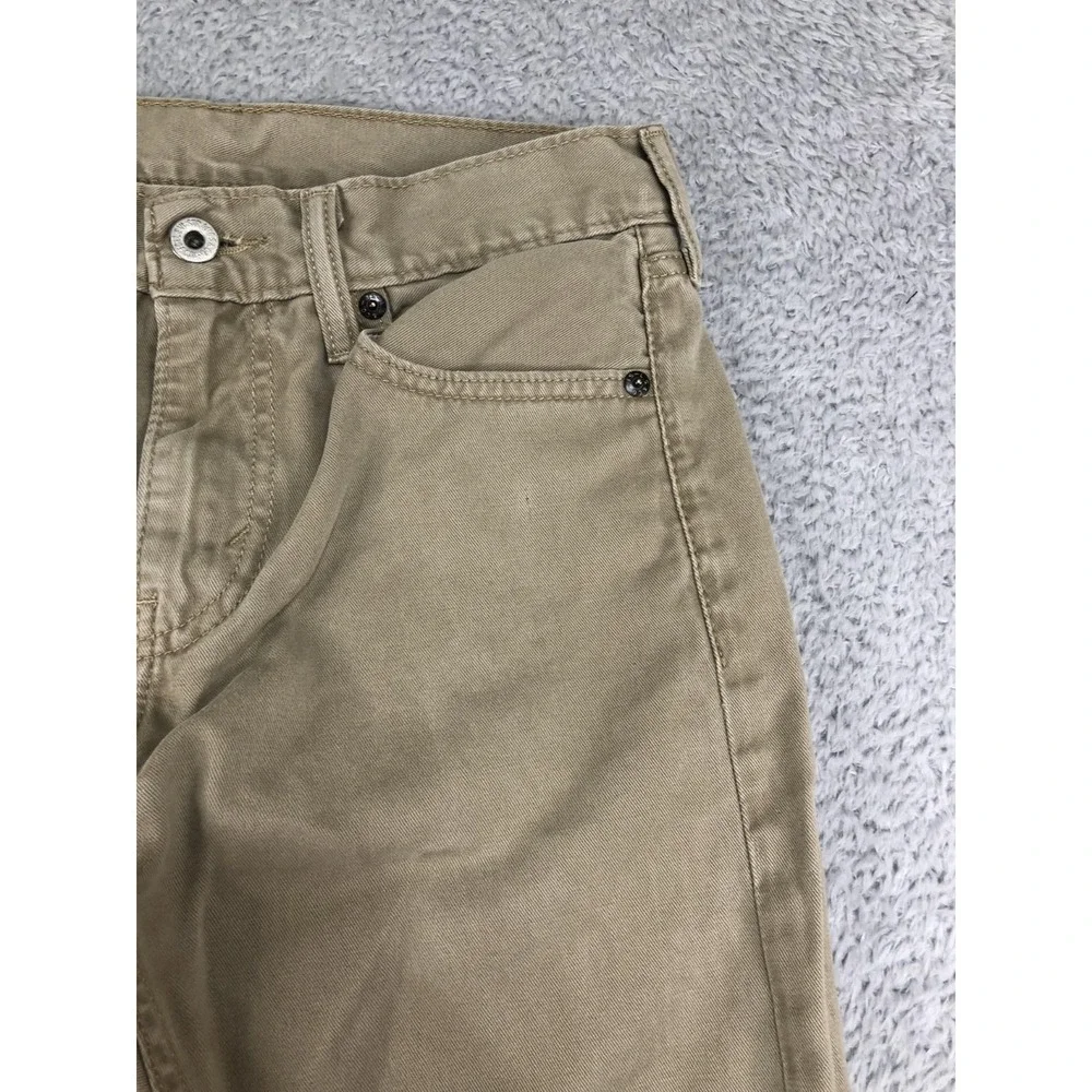 Levi's 510 Jeans Mens Size 28x30 (Tag 28x32) Brown Skinny Denim